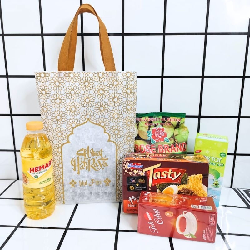 

[isi 12pcs] Tas Lebaran Hampers Aesthetic Idul Fitri