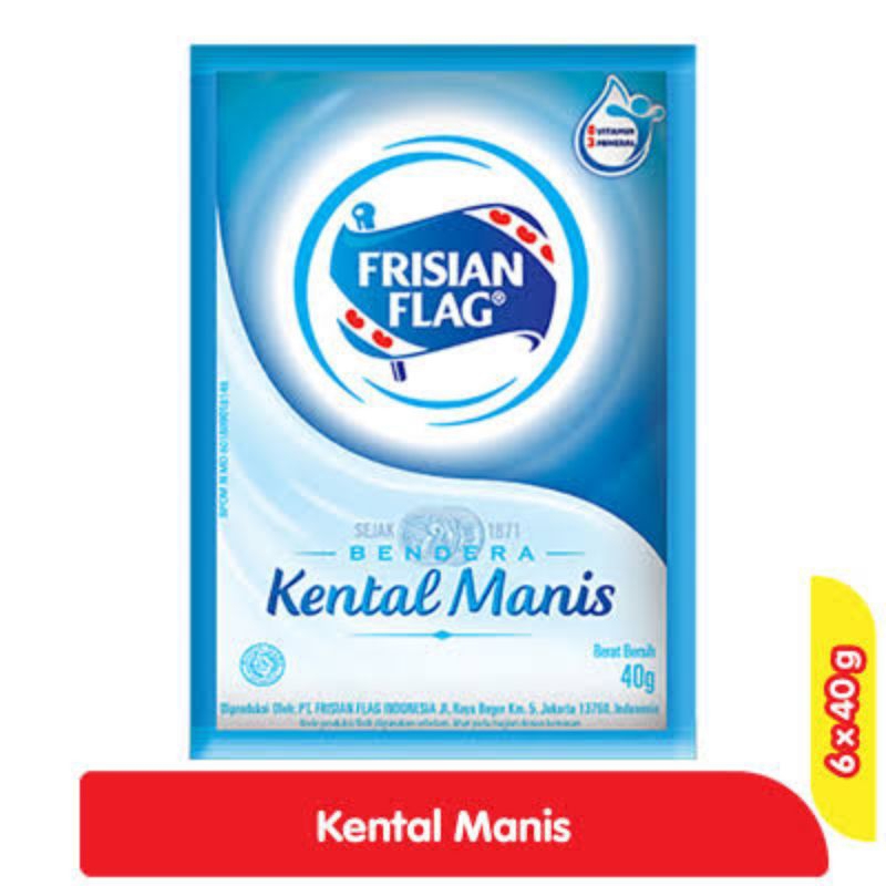 

Susu Kental Manis Frisian Flag / Bendera 1 renceng isi 6 pcs