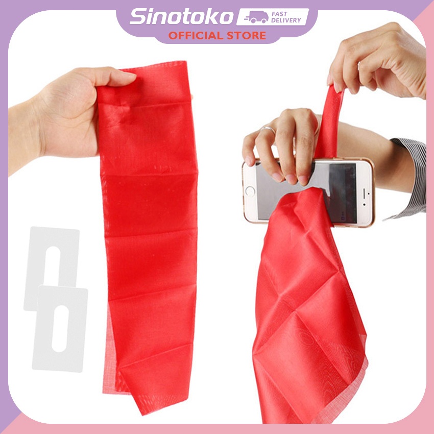 Alat Peraga Sulap Kain Tembus Telepon Tembus Sutra / Silk Thru Phone - Alat Peraga Sulap Kain Tembus