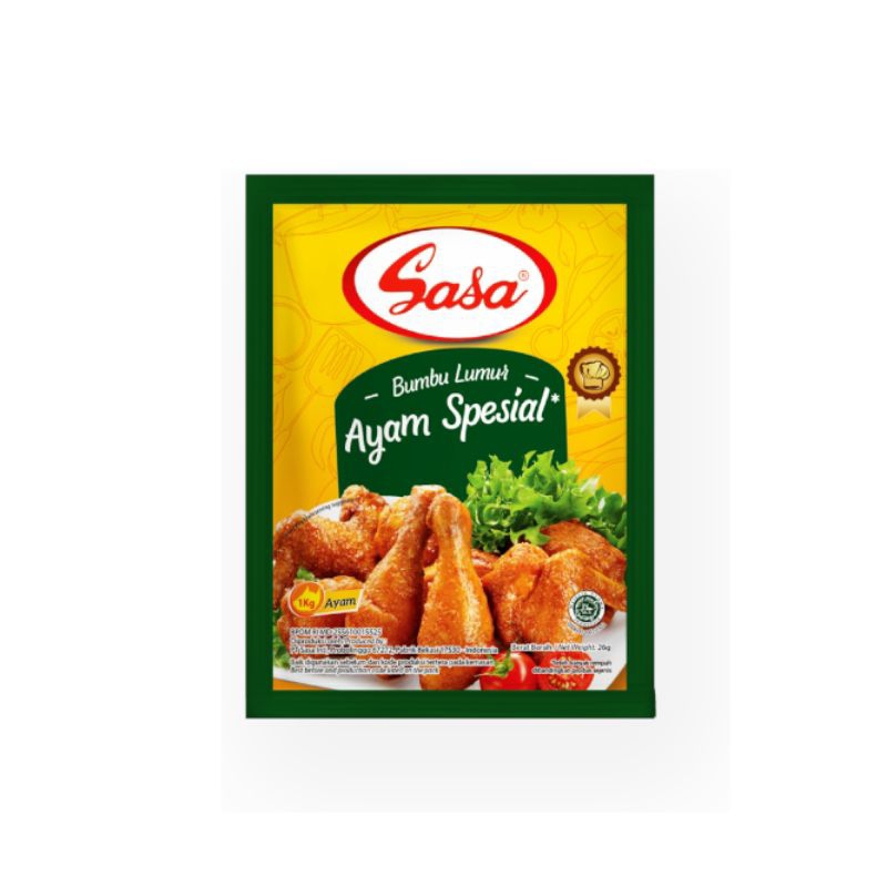 

Sasa Bumbu Lumur Ayam Spesial 10 x 26g