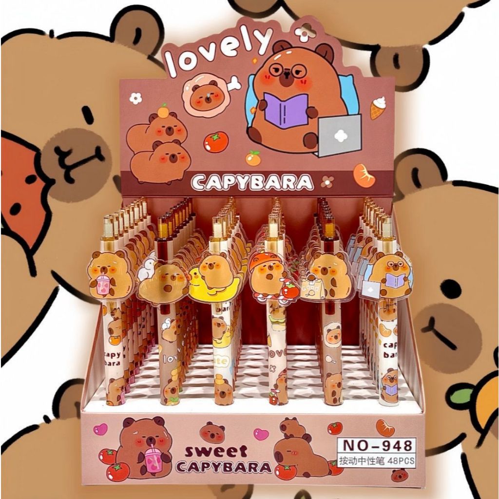 

pulpen gel 0.5mm capybara