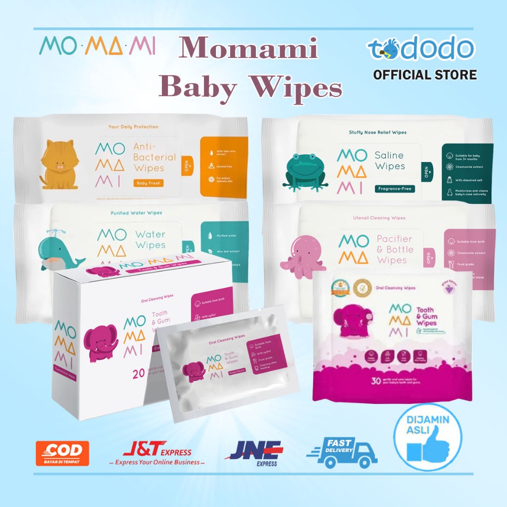 Tisu Basah Bayi Momami - Momami Baby Wipes
