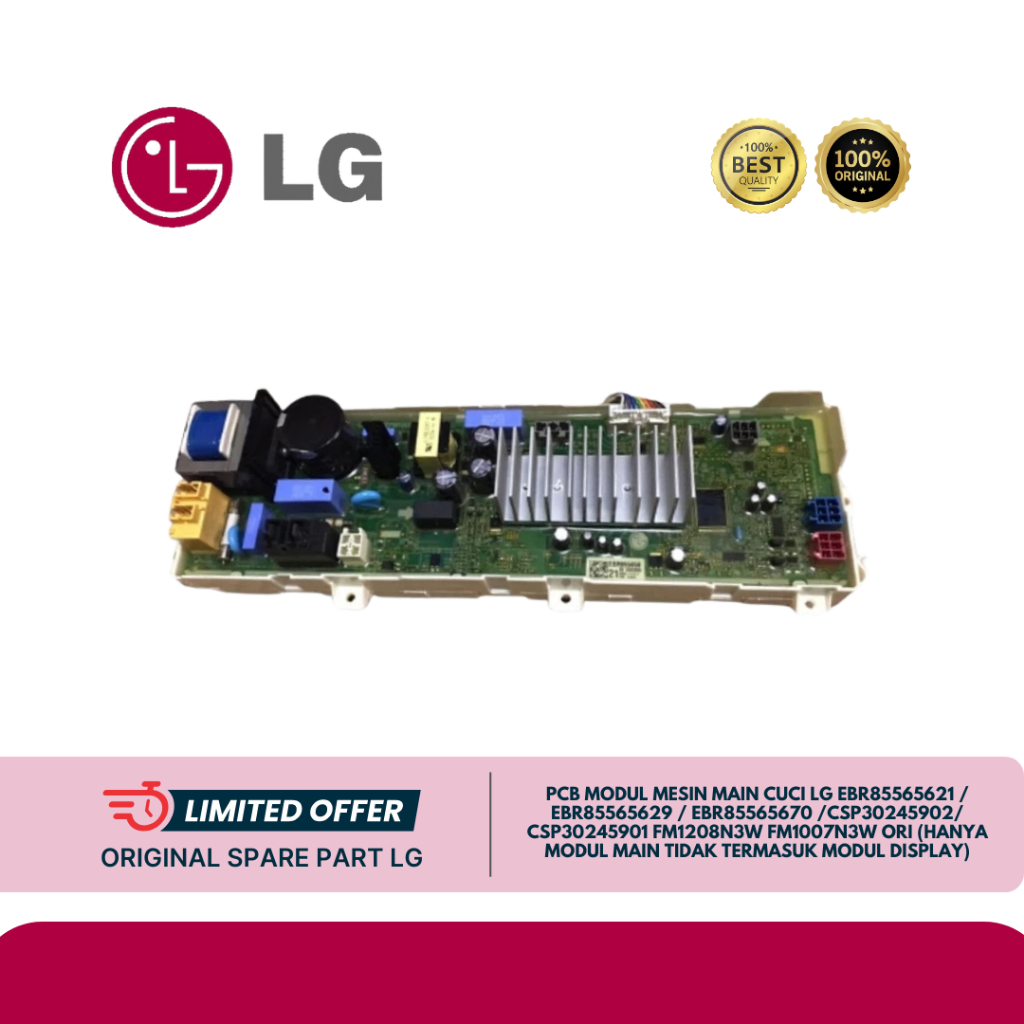 PCB MODUL MESIN MAIN CUCI LG EBR85565621 / EBR85565629 / EBR85565670 /CSP30245902/ CSP30245901 FM120