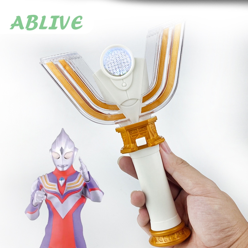 Ultraman Tiga God Light Rod Summoner Superman Senjata Ultraman Tiga
