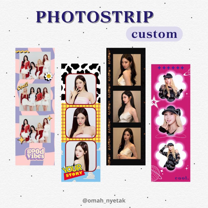 CUSTOM PHOTOSTRIP cetak photostrip photobooth