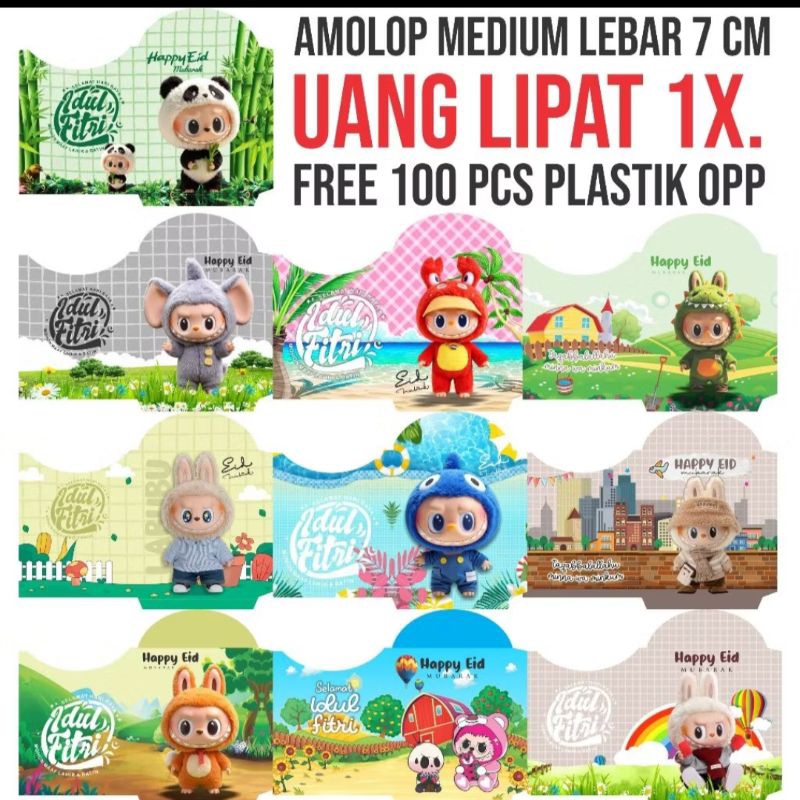 

1000LEMBAR AMPLOP LABUBU UKURAN MEDIUM