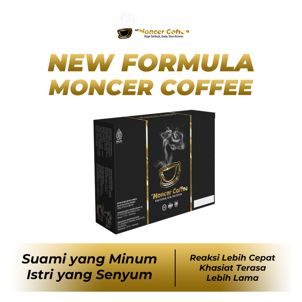 

Valentine Sale NFMoncer Coffee Free Linggerie | Kopi dengan Ekstra Gingseng Halal & BPOM