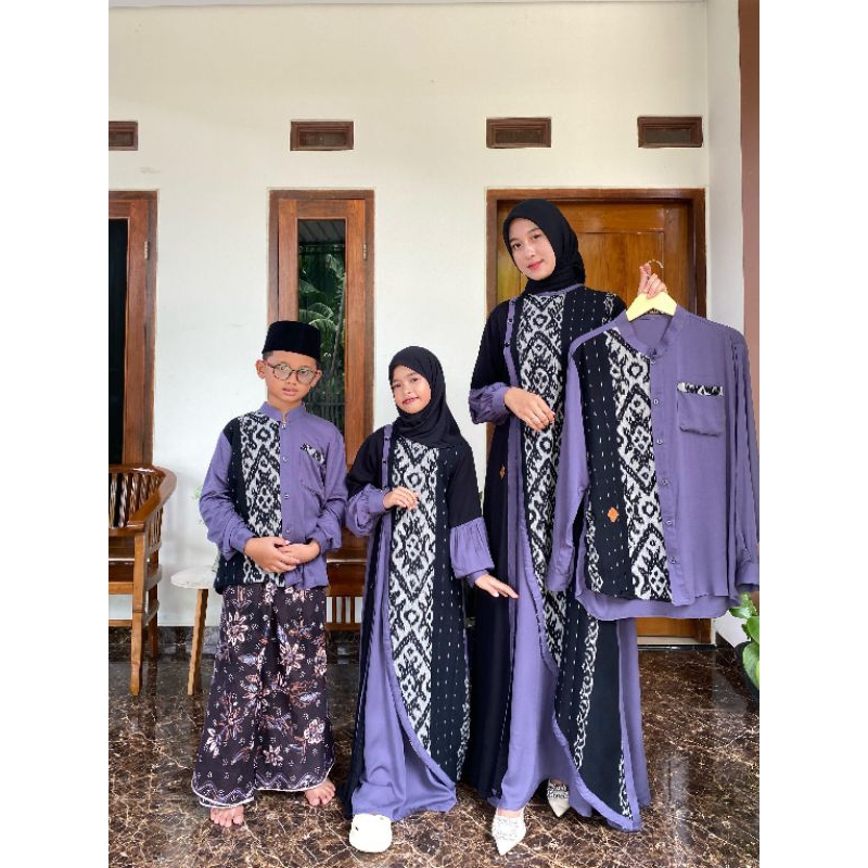 FAMSET NAYLA BUTIK TERBARU DRESS LUBNA ETNIK BUTIK NAYLA FAMSET COUPLE NAYLA dress butik nayla ter N