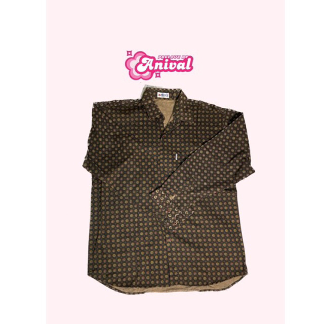 [PRELOVED] Kemeja Coklat Pria Vintage
