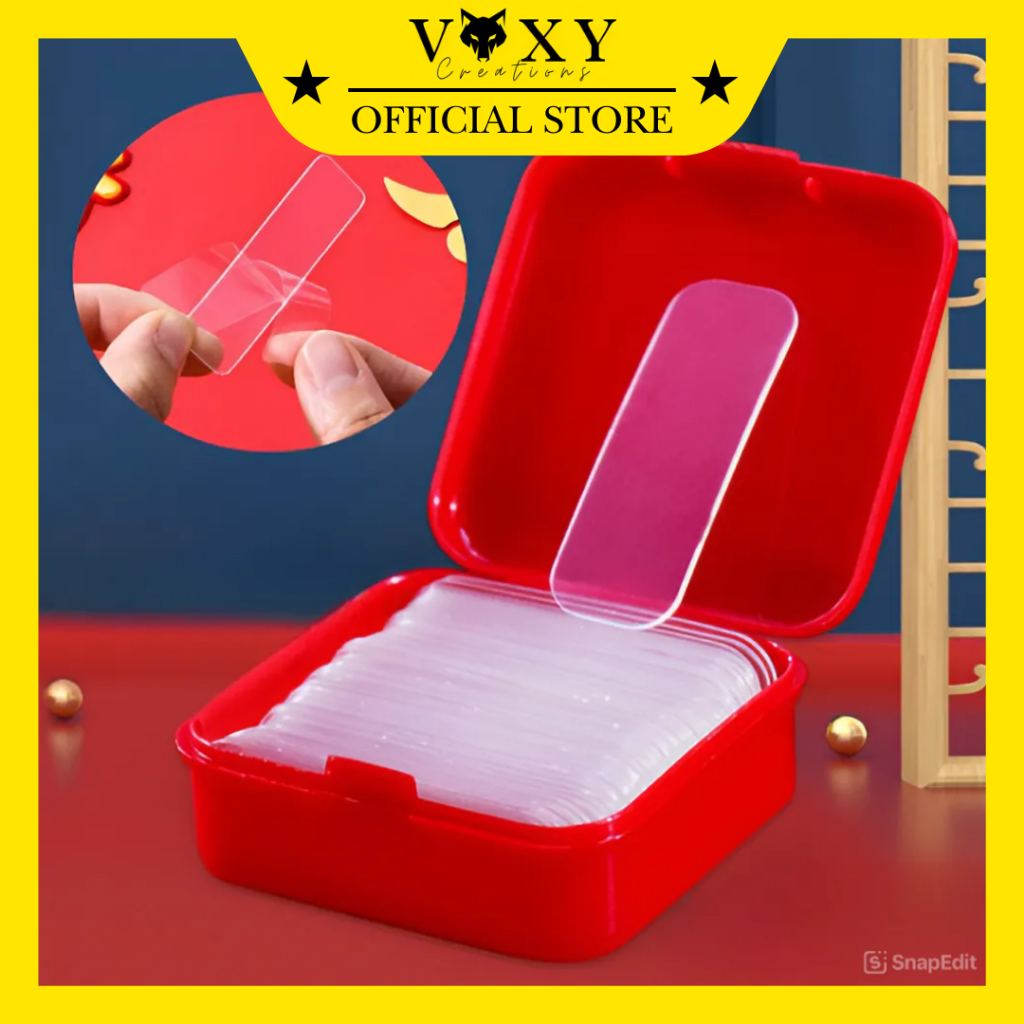 Double Tape Transparan 2 Sisi / Perekat Dinding Tembok Keramik Super Kuat / Double Tape Gel