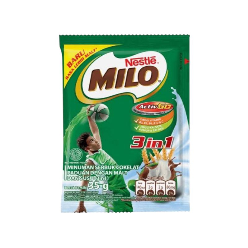 

Milo 3 In 1 Activ Go 10 x 35g