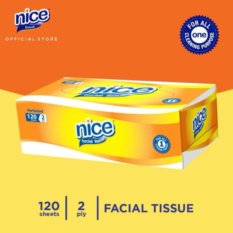 Tisu Facial Nice Box 120 Sheet/Tissu Box