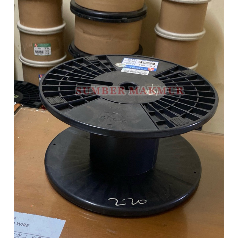 Roll kosong Roll plastik Roll bobin klosan ukuran BESAR warna HITAM