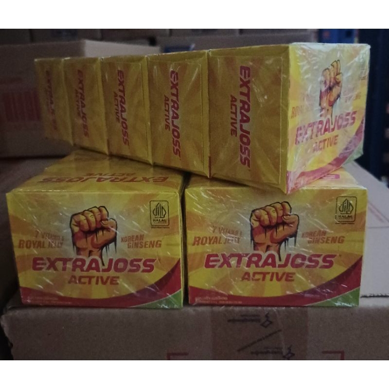 

EXTRAJOSS ACTIVE 1 SLOP ISI 5 PACK @ 12 SCT/PACK