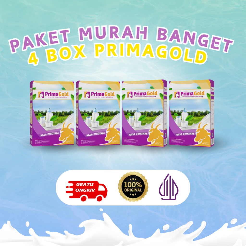 

SUSU KESEHATAN PRIMAGOLD - PAKET 4 BOX