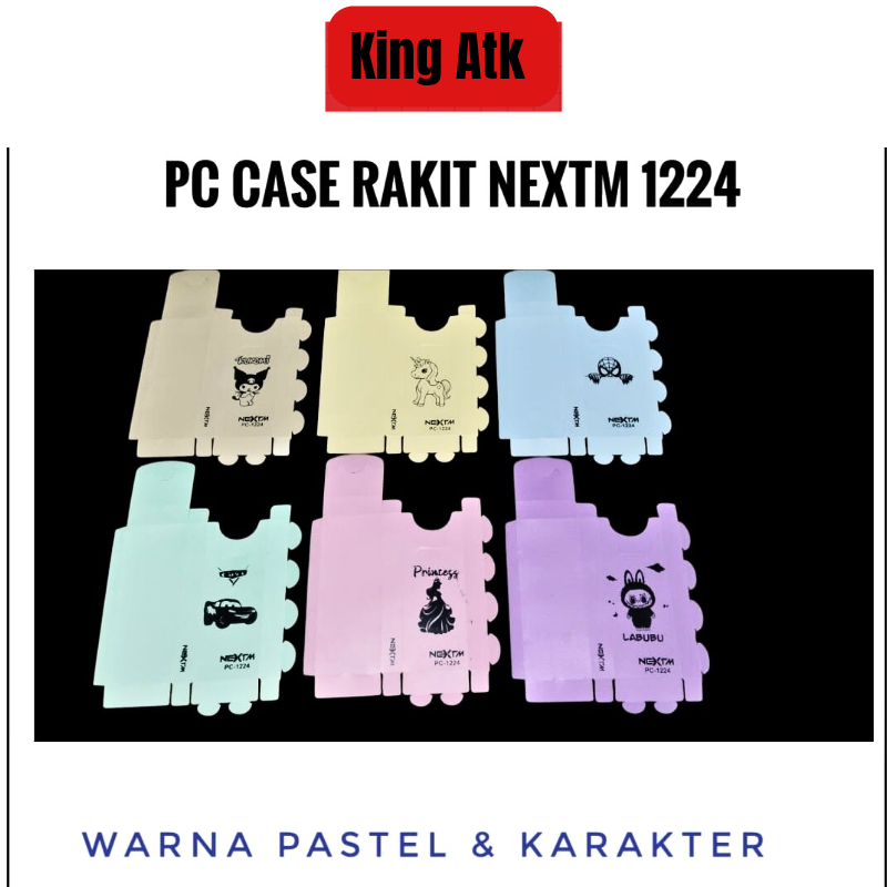 

KING ATK - Tempat Pensil nextm rakit / lipat sendiri warna pastel