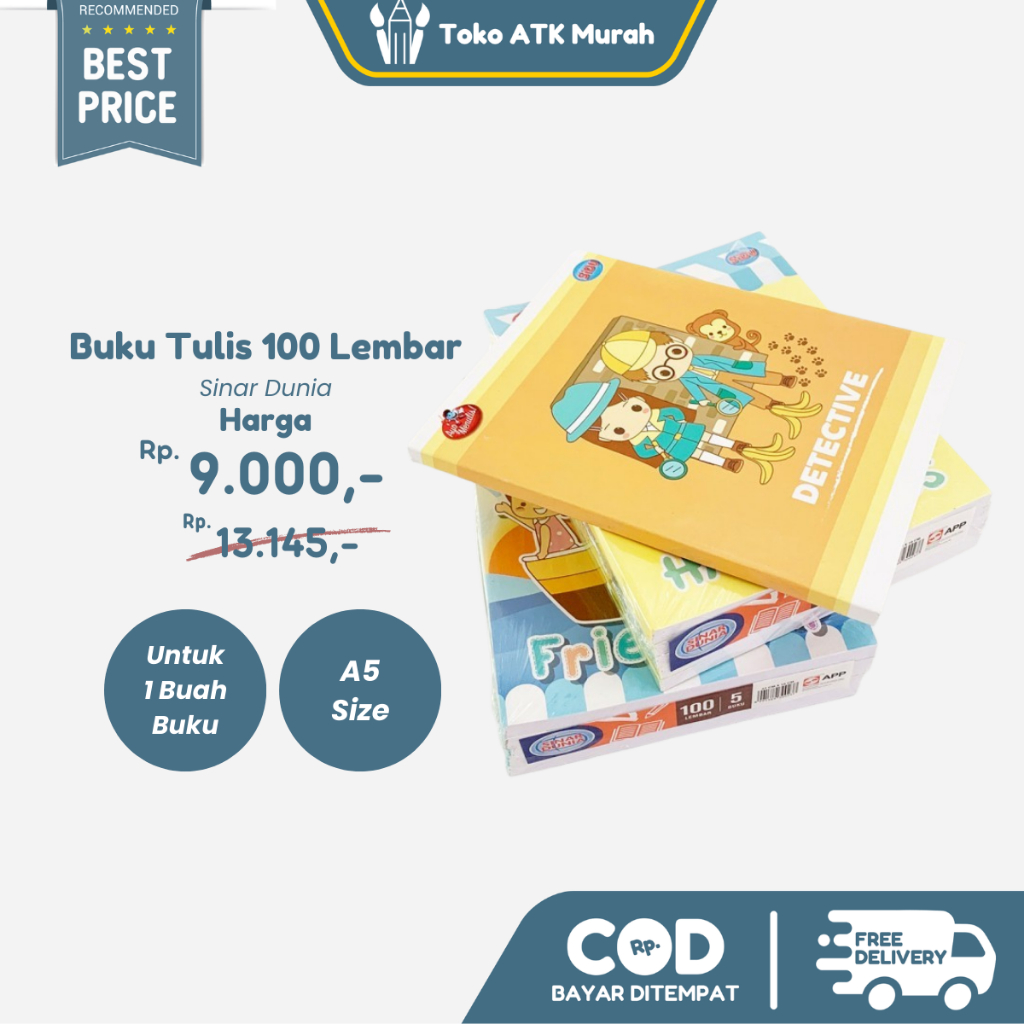 

Buku Tulis SIDU Sinar Dunia 100 Lembar