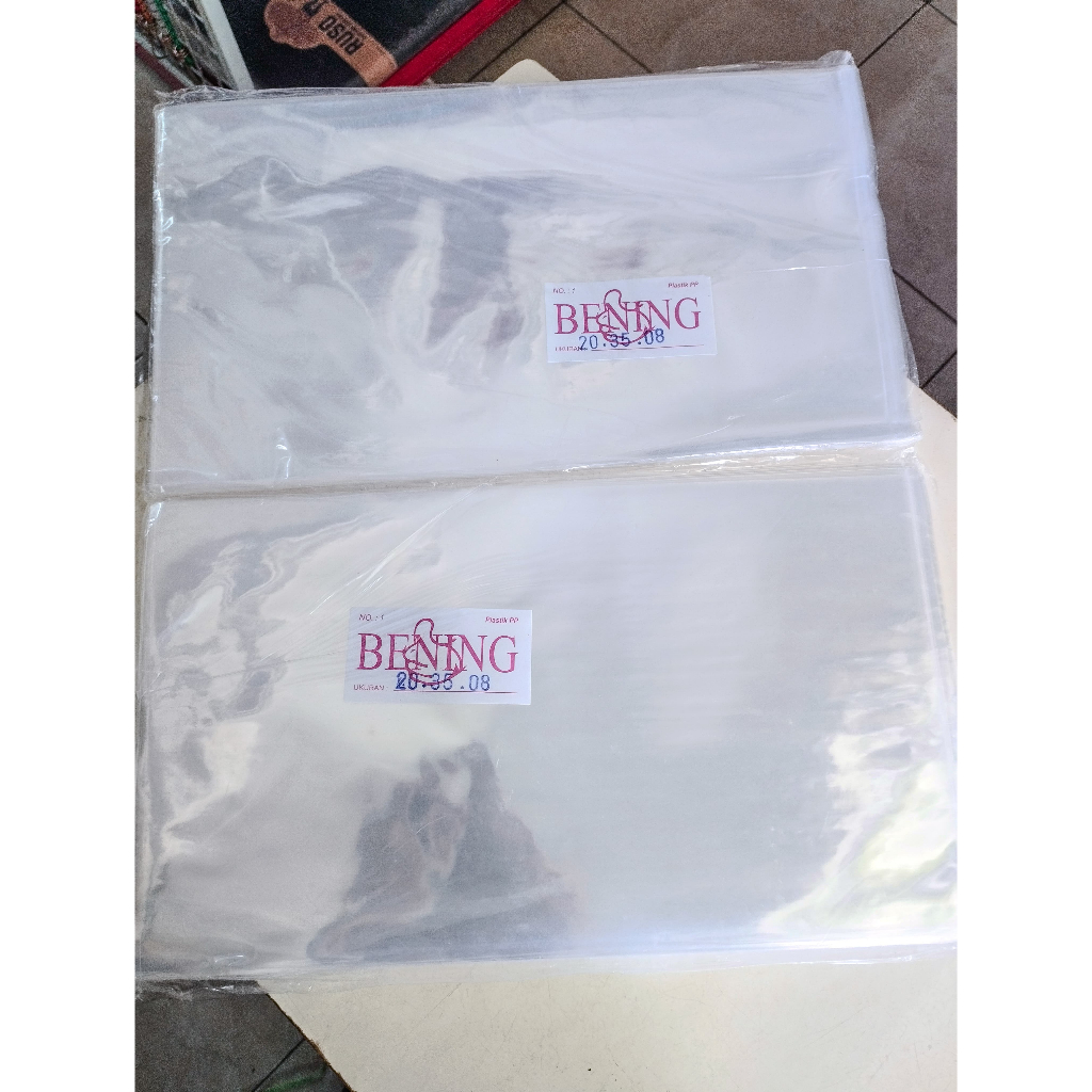 Plastik PP Bening 20x35