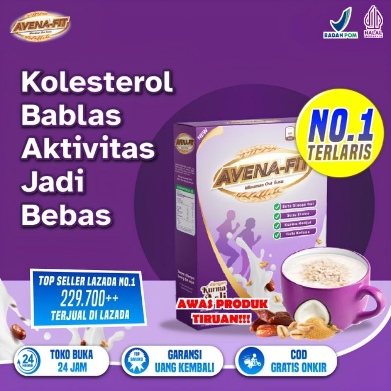 

AVENA FIT OAT ORIGINAL SUSU KAMBING ETAWA Solusi Tepat Atasi Kolestrol Tinggi Dan Menyehatkan Jantung Ampuh Halal Resmi BPOM