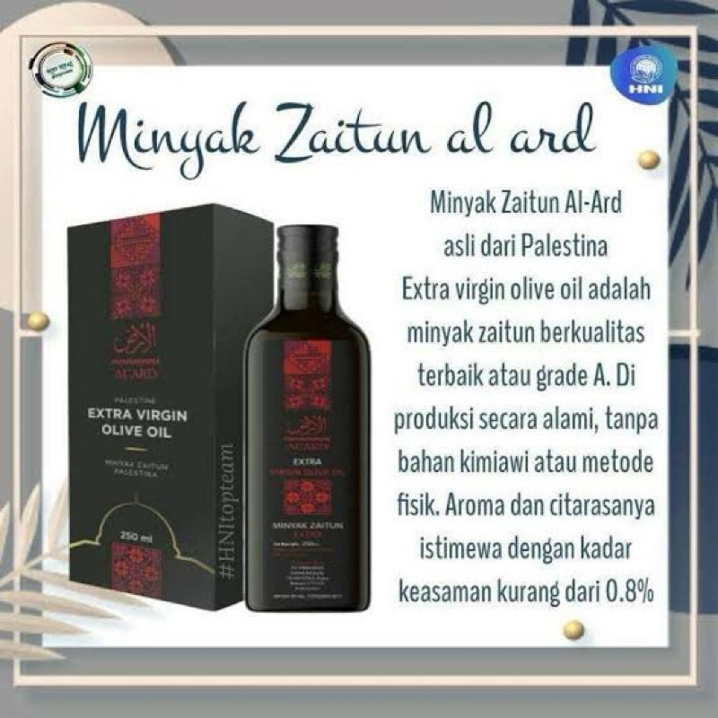 

TERMURAH!!! AL ARD EXTRA VIRGIN OLIVE OIL