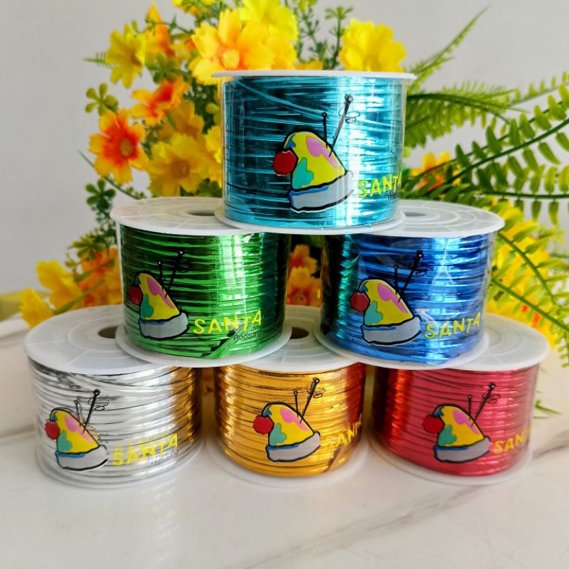 

Santa Pita Kawat Roll Pita kilap sovenir/ jajan