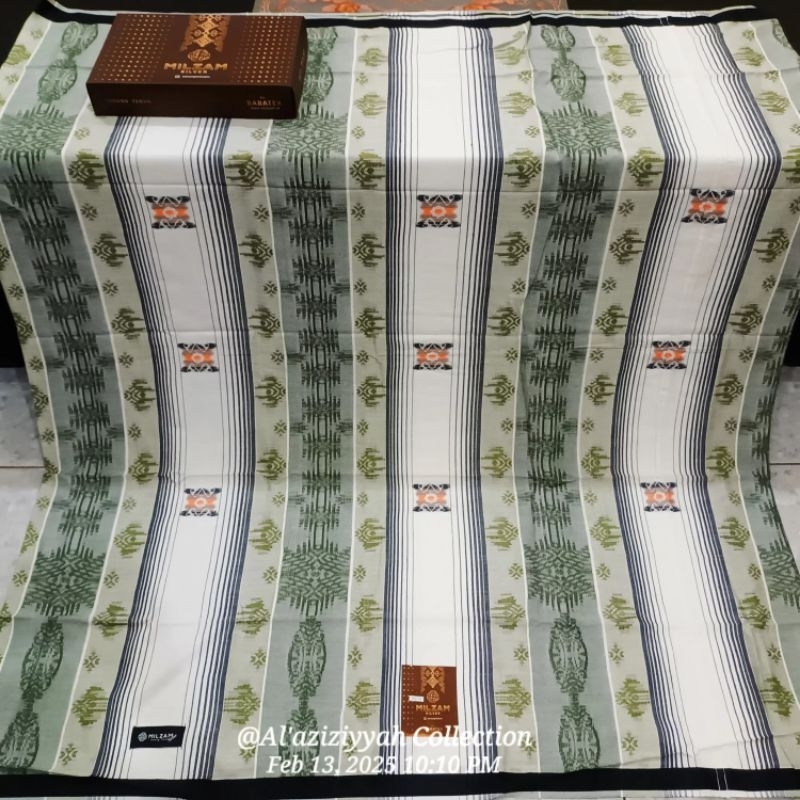 Sarung Milzam Jacquard Songket silver bronze