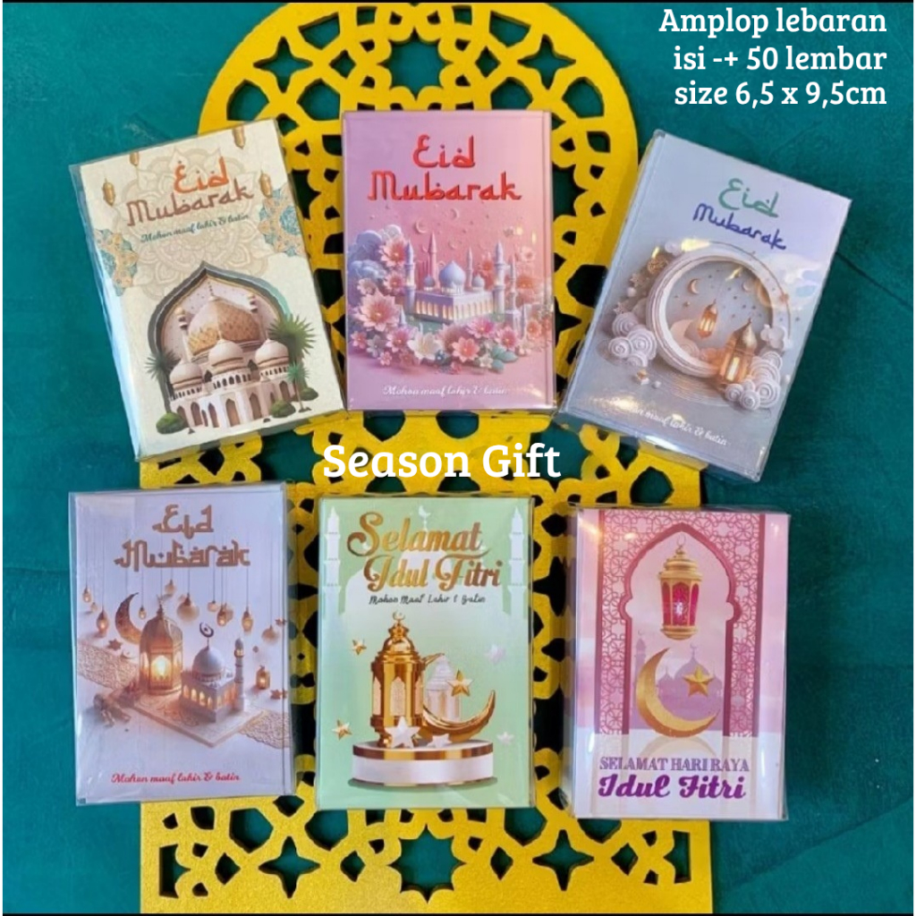 

AMPLOP LEBARAN IDUL FITRI (ISI 50 LEMBAR) AMPLOP LEBARAN BUNGA , MESJID, LENTERA KARAKTER ANGPAO LUCU