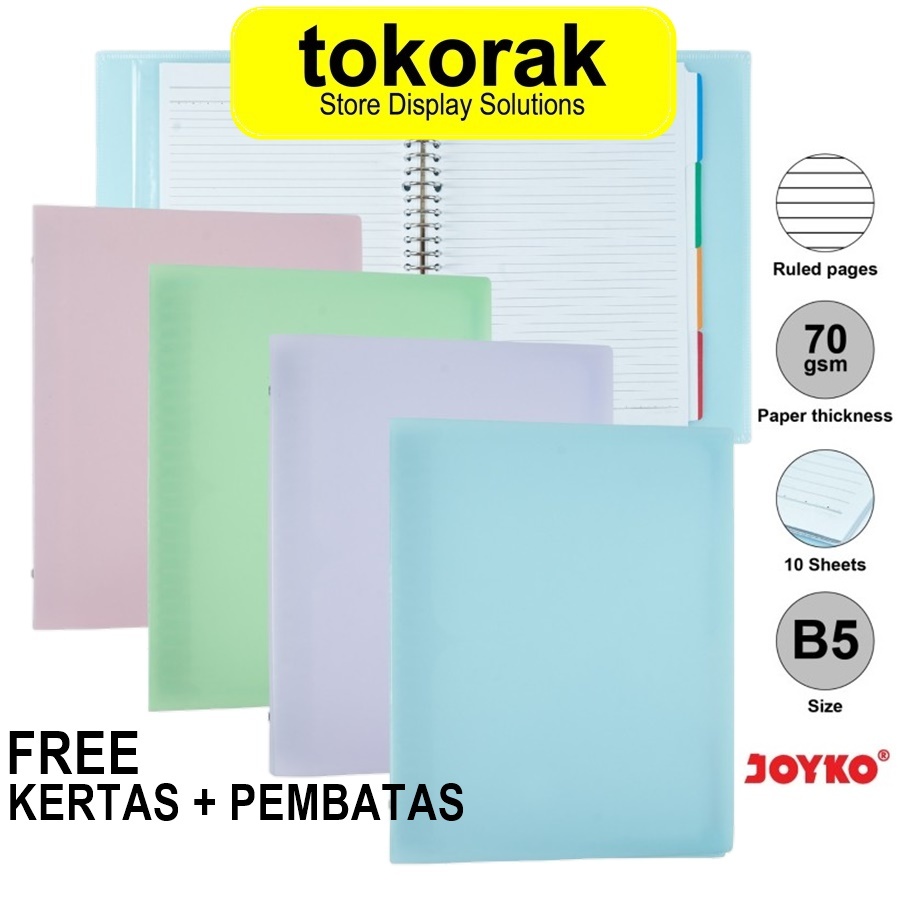 

JOYKO BINDER NOTE B5-MHPT-143 B5 BUKU TULIS CATATAN