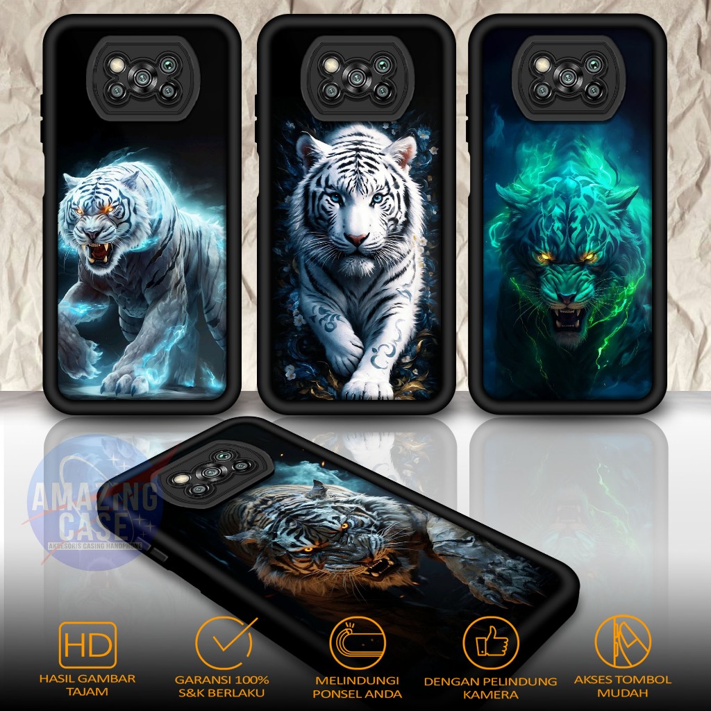 Case Premium Compatible For POCO X3  X3 NFC X3 PRO  Motif MCN Casing Softcase Glossy Anti Jamur