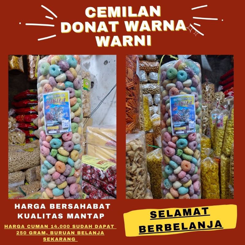 

Gabus Donat 250 Gram Manis Lezat, Snack Food (Cemilan Enak) Untuk Dirumah