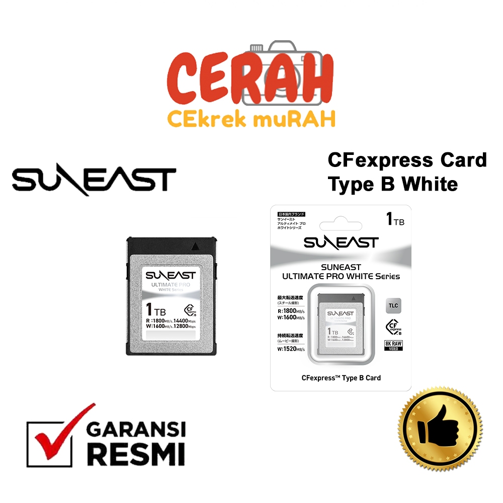 SUNEAST CFexpress 1TB Type B Card White Series Ultimate PRO