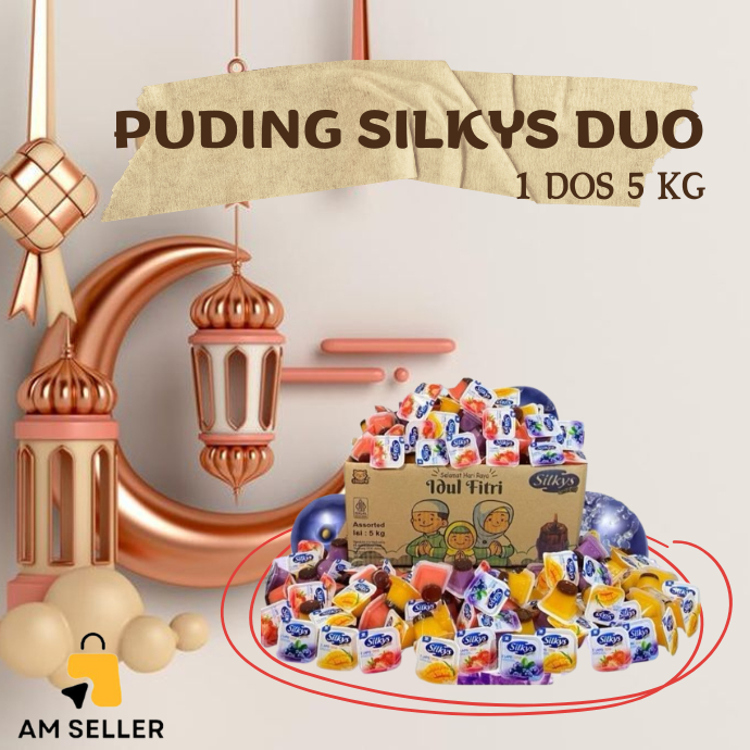 

Silky puding idul Fitri 5kg Rasa Buah-buahan Mangga Anggur Blueberry Sehat Tanpa Pemanis Buatan