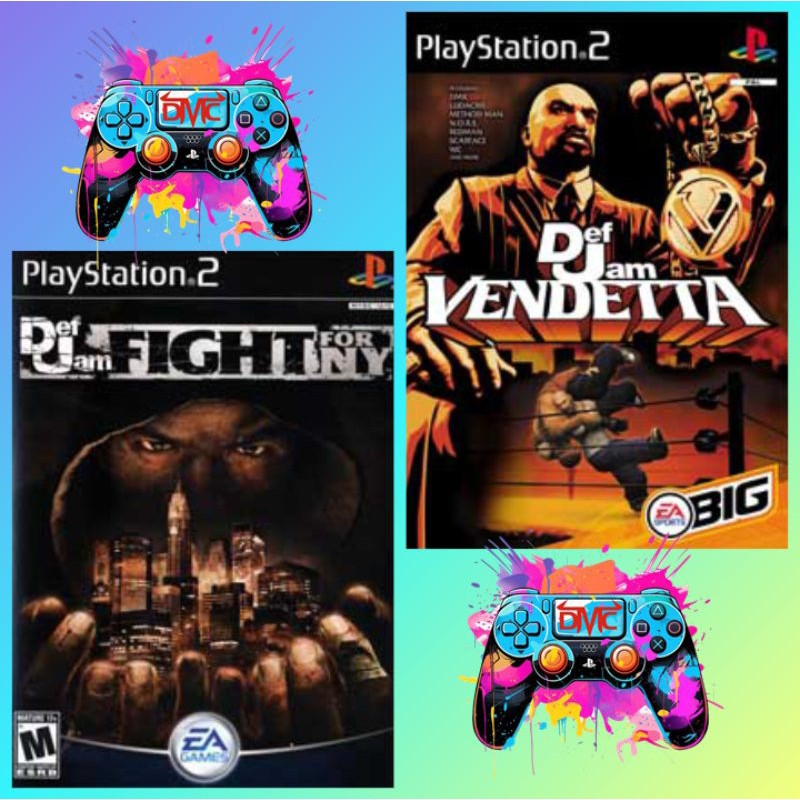 KASET PS2 DEF JAM KOLEKSI PS 2