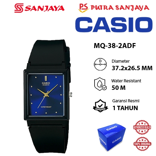 Jam Tangan CASIO MQ-38-1A / MQ-38-2ADF / MQ-38-8ADF  Original Garansi Resmi 1 tahun Resin Band