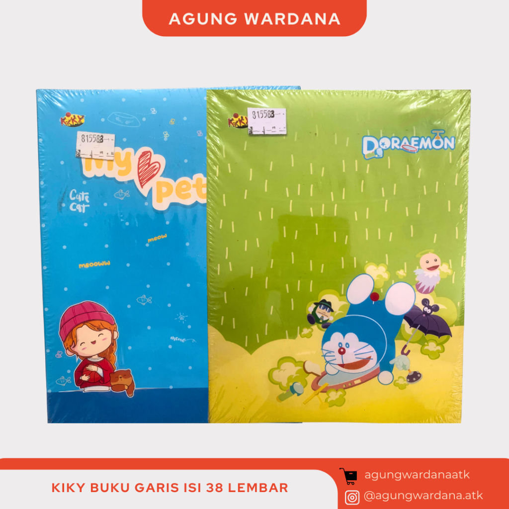 

BUKU TULIS KIKY BUKU GARIS ISI 38 LEMBAR