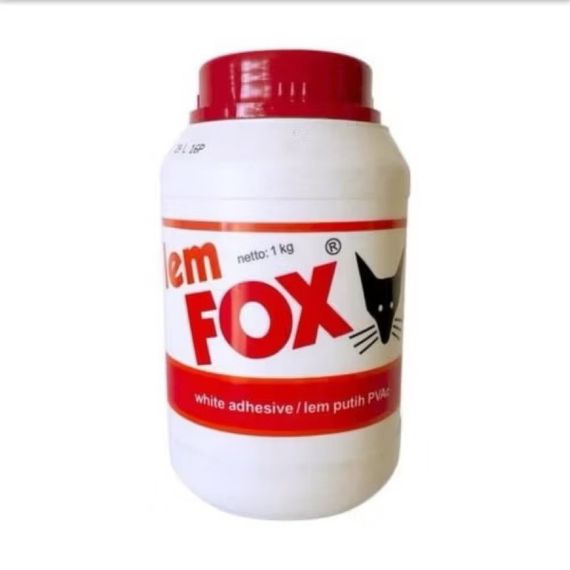

LEM FOX 1 KILO / LEM PUTIH PVAc 1kg