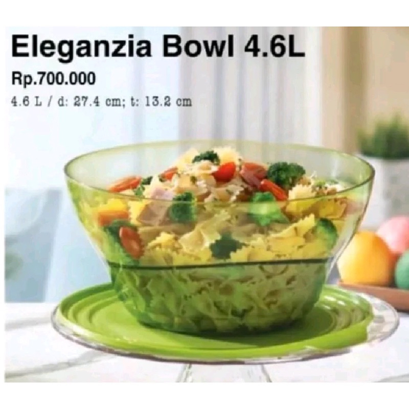 TUPPERWARE ELEGANZIA BOWL 4,6L (BARU)