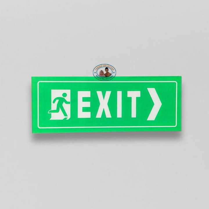 

Rambu Akrilik EXIT | Rambu Akrilik Keluar | Rambu Keluar Arah Kanan