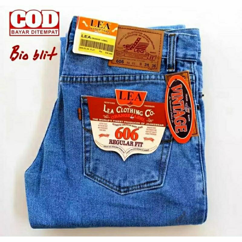 CELANA JENS LEA 606 STANDART REGULER PRIA PANJANG