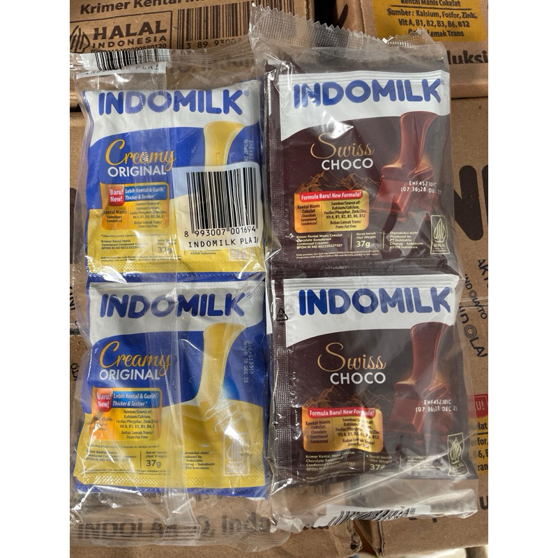 

Indomilk Kental Manis Sacet 37g 1 Renceng isi 6 Sachet