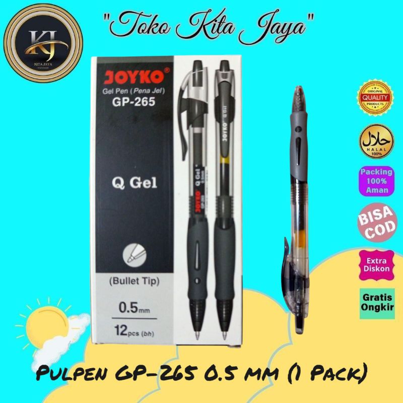 

Pulpen Q Gel 265 0.5mm (1 Pack)