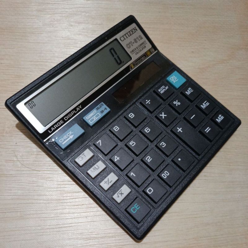 

kalkulator citizen ct-512 kalkulator dagang 12 digit