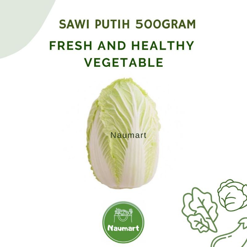 

SAWI PUTIH 500GRAM | 1 KG FRESH