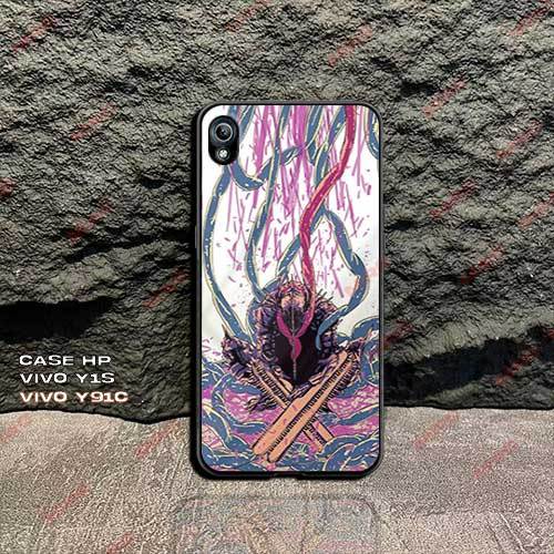 CASE VIVO Y91C / VIVO Y1S SOFTCASE HP VIVO Y91C CASING VIVO Y1S - CESING PREIMUM GLOSSY MOTIF CHAIN 