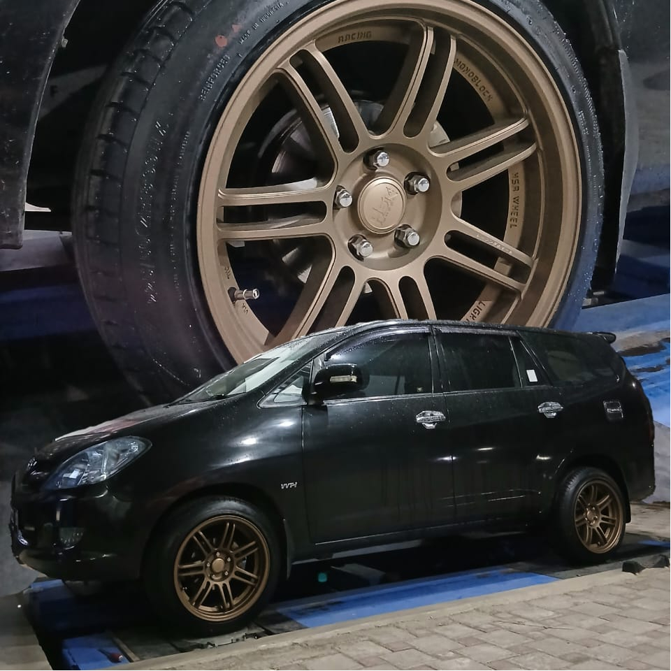 Hsr Wheel Boon Ring 18 Velg Racing Jdm Mobil Innova Reborn, Venturer, Zenix