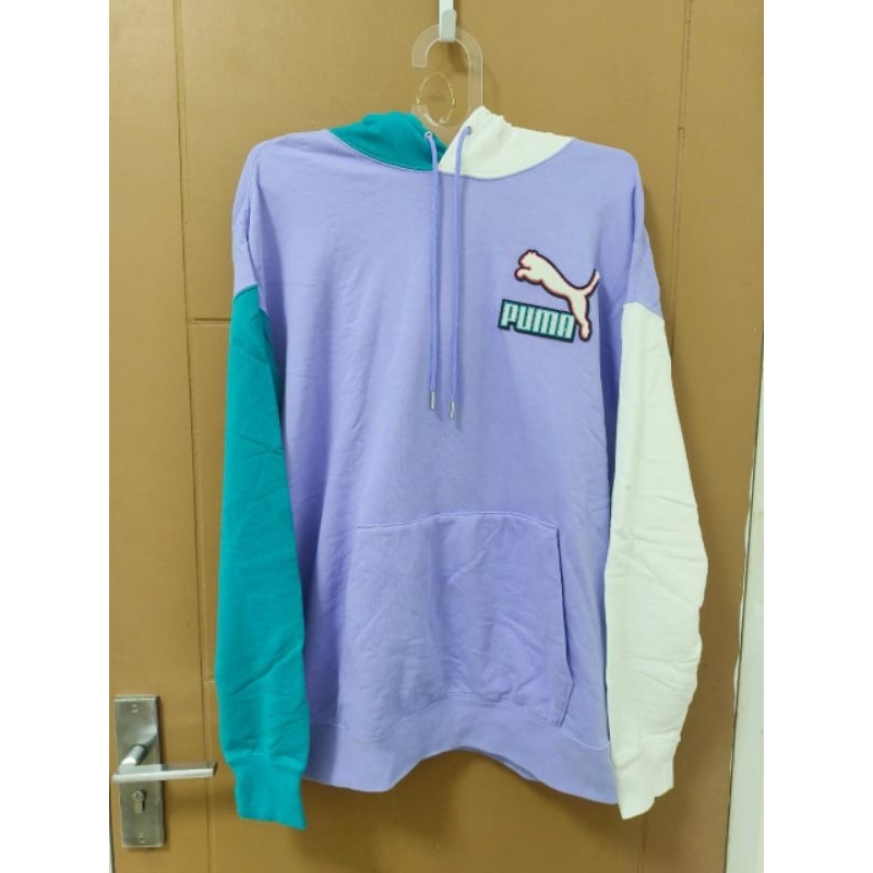 Sweater Hoodie Puma Colorblock Original L fit XL