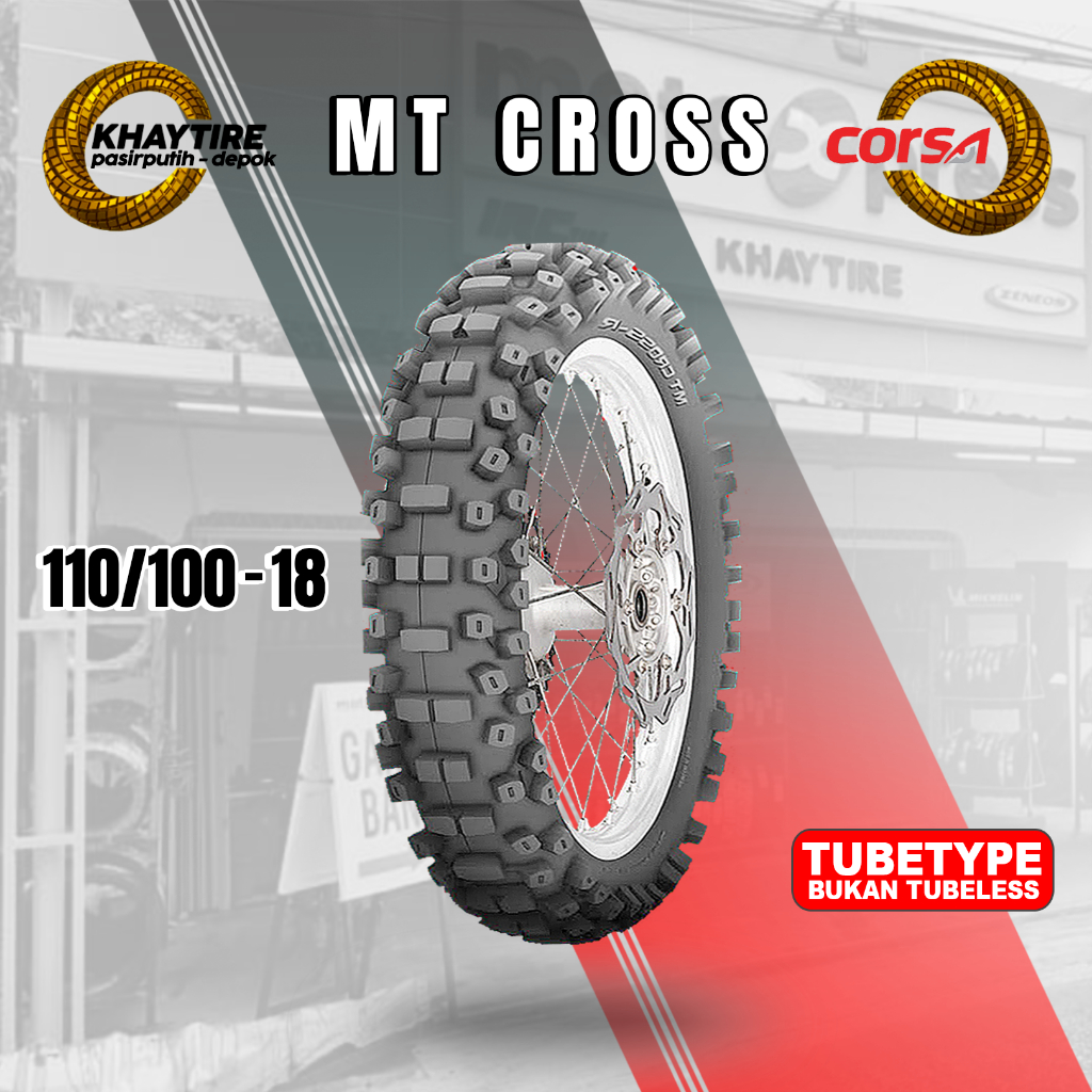 Ban Motor TRAIL CORSA MT CROSS 110/100 Ring 18 Non Tubeless