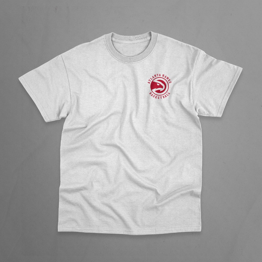KAOS HAWKS // T-SHIRT HAWKS // ATLANTA HAWKS // T-SHIRT BASKET NBA // KAOS BASKET NBA // 022