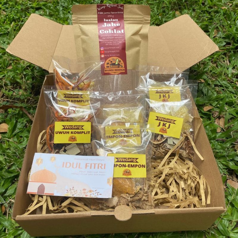 

HAMPERS LEBARAN PAKET RAYA 4 | HAMPERS UNIK | HAMPERS JAMU