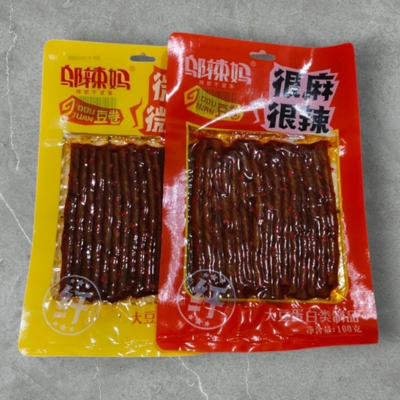 

Aneka camilan Tendon tofu spicy snack viral